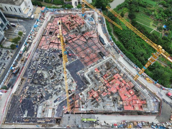 添利富 广州海珠新滘西路保障房项目地下室结构封顶